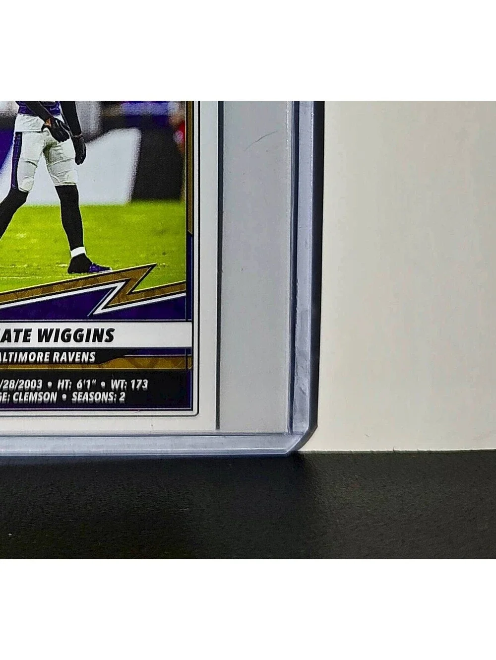 Nate Wiggins 2025 Panini NFL #115 Sticker Baltimore Ravens